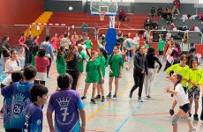 Más de 500 chicos en el vóley de los juegos escolares Quique Scalise