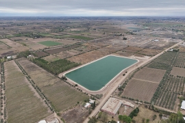 Mendoza se prepara para inaugurar una obra clave para la eficiencia del riego en la zona Este