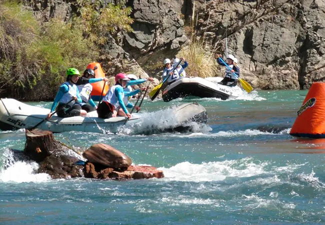 Fin de semana deportivo sanrafaelino: canotaje, rafting, fútbol, básuquet, recreo, zumba, yoga y más