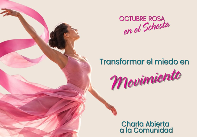 Octubre Rosa en el Schestakow: una charla abierta para transformar el miedo en movimiento